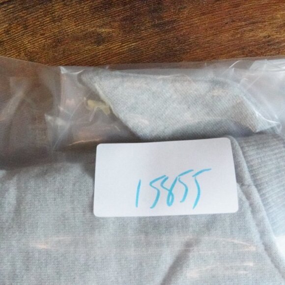 Rebecca Minkoff Cropped Sweatshirt Womens Small Gray Open Back Tie - Picture 11 of 11